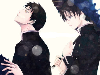 In the Rain, kimihiro watanuki, xxxholic, umbrellas, rain, shizuka doumeki HD wallpaper