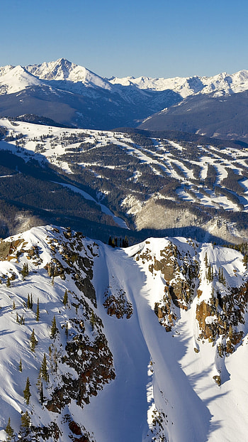 Vail , Colorado's beauty, Snowy mountains, Nature's wonder HD phone wallpaper