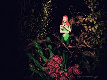 Forest green, elf, abstract, forest, green HD wallpaper