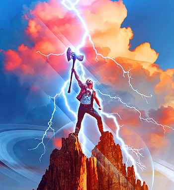 Thor: Love and Thunder, action marvel movie, 2022 HD phone wallpaper