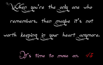 Letting Go..., Broken heart, Saying, Quote, Letting go, Love, Moving on HD wallpaper
