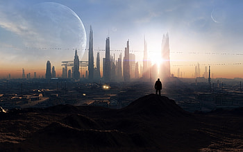 Landscape, Cities, Fantasy HD wallpaper