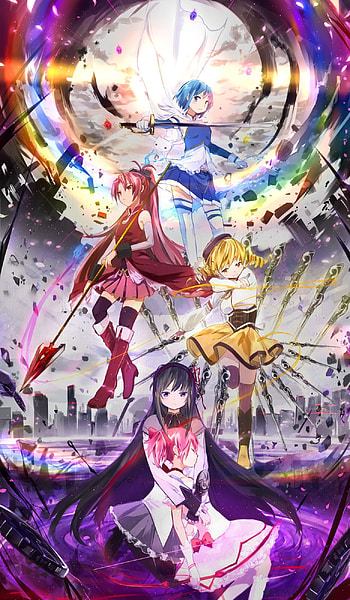Madoka Magica, Magical girl anime, Mah shjo Madoka Magica HD phone wallpaper