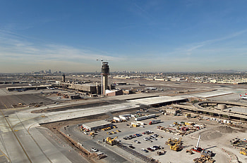 Sky Harbor International Airport, Reconstruction project, Taxiway S, Bridge HD wallpaper