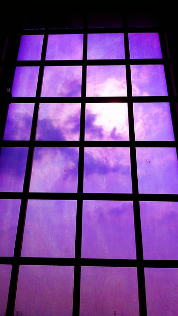Purple Aesthetic, Purple Windows HD phone wallpaper