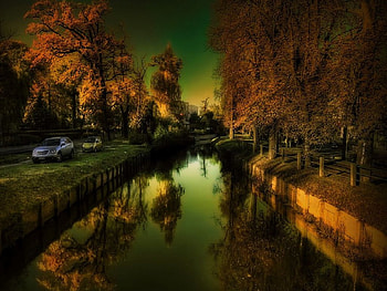 saturated autumn, autumn, saturated HD wallpaper
