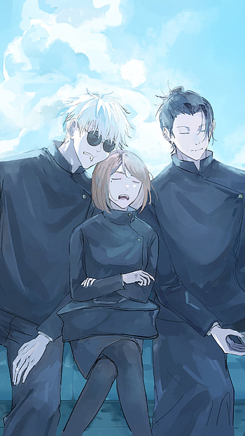 Jujutsu Kaisen Trio — Gojo, Geto & Shoko ( ), Satoru Gojo, Suguru Geto, Anime, Jujutsu Kaisen, Gojo & Geto HD phone wallpaper
