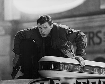Blade Runner - Rick Deckard in Action, movie, Blade Runner, Harrison Ford, Rick Deckard HD wallpaper
