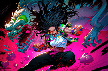 The Fighter Girl, artist, artwork, digital-art HD wallpaper