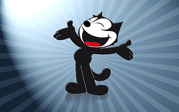 Felix the Cat, by Sarah Simpson, Classic cartoon charm HD wallpaper