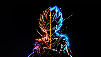Goku X Vegeta, goku, vegeta, anime, artist, artwork, digital-art, ai, dark HD wallpaper