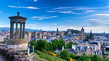 Dugald Stewart Monument, Edinburgh (Scotland) HD wallpaper