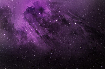 Purple clouds, cosmos, stars, space HD wallpaper