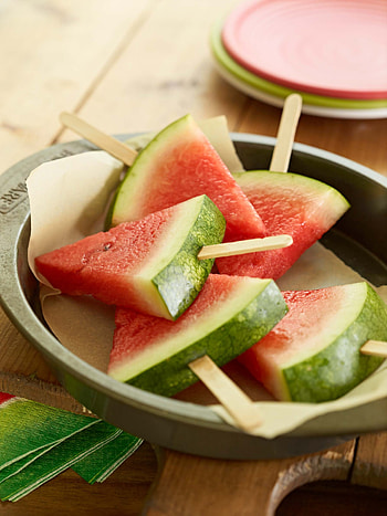 Watermelon slice popsicles, Refreshing summer snack, Fruit board, Colorful treat HD phone wallpaper
