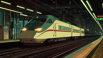 Anime Train in : A Journey Through Time, Anime, anime train, train, animation, night scene HD wallpaper