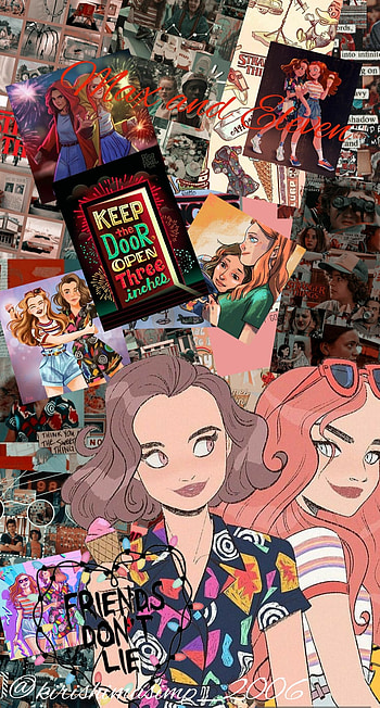 Max and Eleven, love, comic, cute HD phone wallpaper