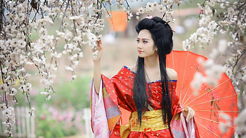Spring Beauty, style, girl, spring, asian HD wallpaper
