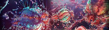 Medical biology, Scientific abstract, Genetic , Psychedelic visuals HD wallpaper