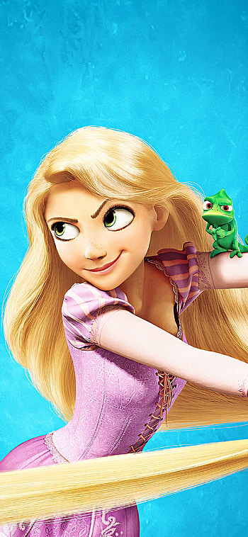 Tangled Disney, Rapunzel's adventure, Fairy tale romance, Stunning artwork HD phone wallpaper