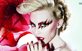 kylie minogue, makeup, style, fashion, model HD wallpaper