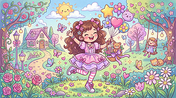 Girly Dream Garden — HD wallpaper