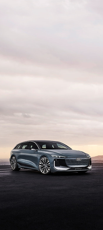 electric car, vehicle, Audi A6 E-Tron HD phone wallpaper