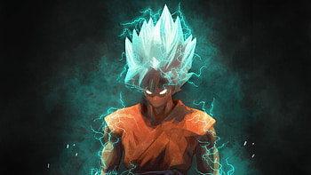 Saiyan God, goku, anime, artwork, artist, digital-art, artstation HD wallpaper