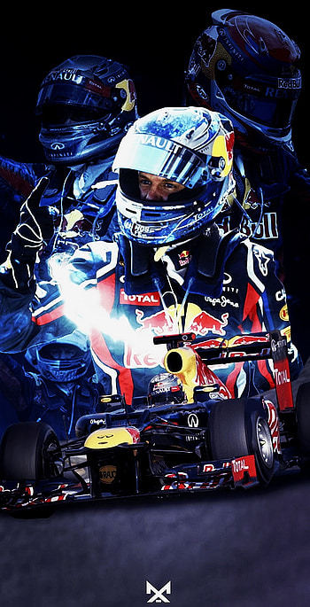 Vettel red bull, Red_bull, F1 HD phone wallpaper