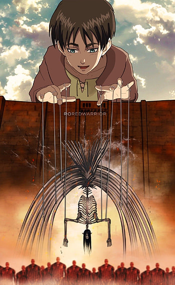 Eren Jaeger, cloud, sky, SNK, Anime, aot, Pinterest, titan, attackontitan HD phone wallpaper