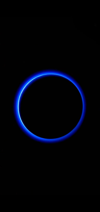 Pluto Atmosphere, electric blue, planets, solar system, neon, space HD phone wallpaper