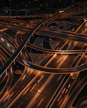 View From Above, Miscellanea, Miscellaneous, Road, Intricate, Confused, Interchange, Denouement HD phone wallpaper