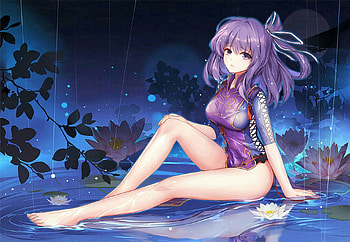 Rixia Mao, chinese, girl, oriental, kiseki, hero, anime, cg, pretty, game, rixia, lotus HD wallpaper