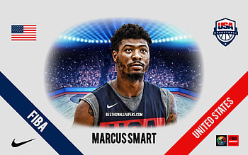 Marcus Smart, United States national basketball team, American Basketball Player, NBA, portrait, USA, basketball HD wallpaper
