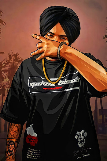 Sidhu Moose wala, uniform, art HD phone wallpaper