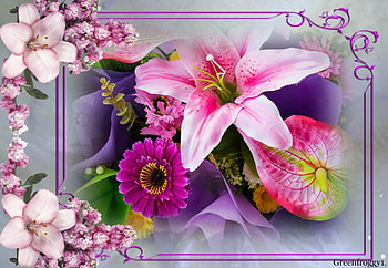 FRAMED FLOWERS, PRETTY, FLOWERS, FRAMED HD wallpaper