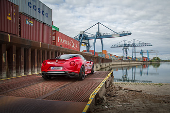 Alfa Romeo, Cars, Back View, Rear View, 4C, Zender HD wallpaper