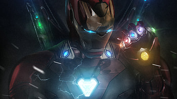 Iron Man Infinity Gauntlet New Art, iron-man, superheroes, artwork, digital-art, behance HD wallpaper