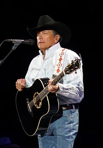 George strait, musical instrument, fedora HD phone wallpaper