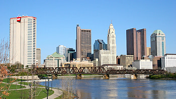 Columbus skyline , Columbus skyline backgrounds HD wallpaper