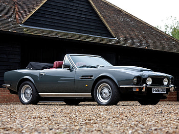Auto, Aston Martin, Cars, Grey, Side View, Retro, V8, Vantage, 1986 HD wallpaper