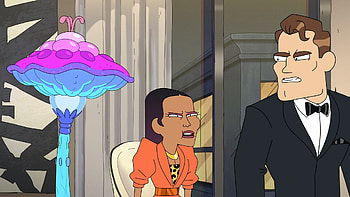 Magic Myc, Gigi, and Rafe, Inside Job (Netflix) HD wallpaper