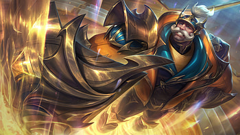 Glorious Crown Braum Skin LoL Wild Rift Splash Art PC, Video Game, Shield, League Of Legends: Wild Rift, Braum (League Of Legends) HD wallpaper