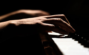 Hands Playing Piano HD wallpaper