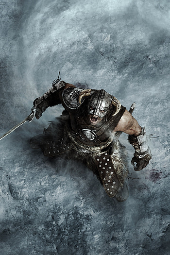 The Elder Scrolls gaming, Skyrim warrior HD phone wallpaper