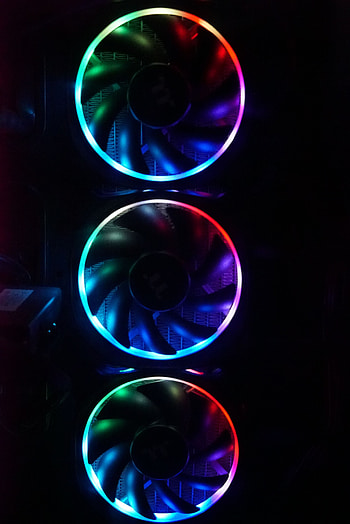 Dark, Neon, Backlight, Illumination, Coolers, Fans HD phone wallpaper