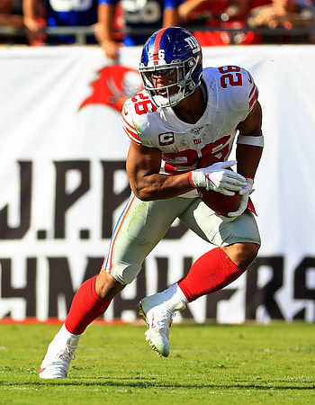 Saquon Barkley, Giants, Play against, NE HD phone wallpaper