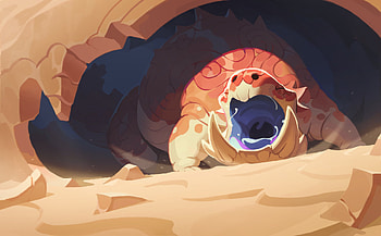 Mystical Desert Creature, fantasy, creature HD wallpaper