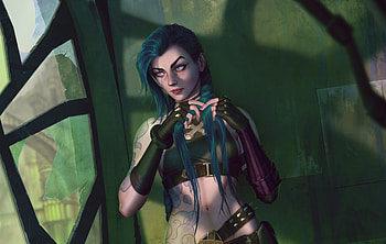 Arcane, Beautiful Jinx, digital art, 2021 HD wallpaper