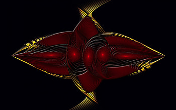 Arrows, abstract, red, , fractal HD wallpaper