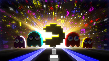 Pacman 256, pacman, artist, digital-art HD wallpaper